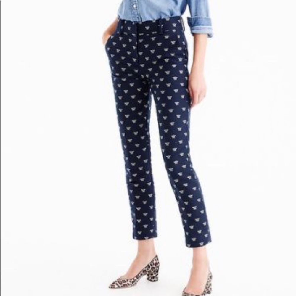 JCrew bumble bee pants navy style G8091